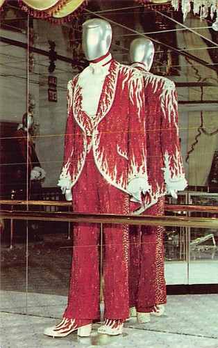 Postcard liberace costume - postcard,