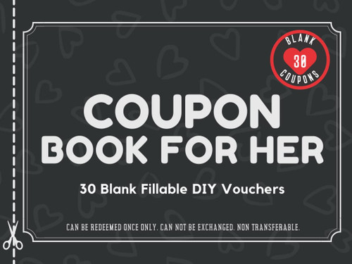 Coupon book for her 30 - book, her: