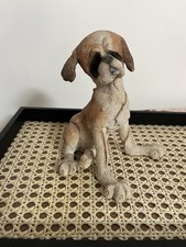 A Breed Apart Boxer Dog Figurine- Sitting Pose-country Artists Collectible