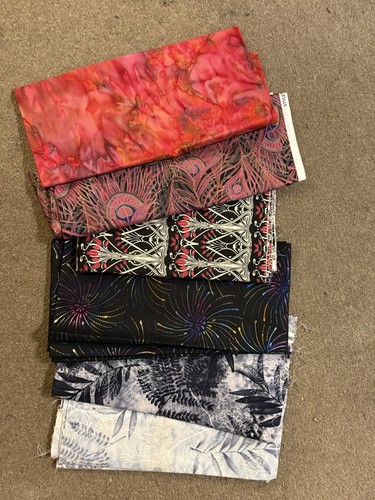 Half metre 100 cotton fabric - half,