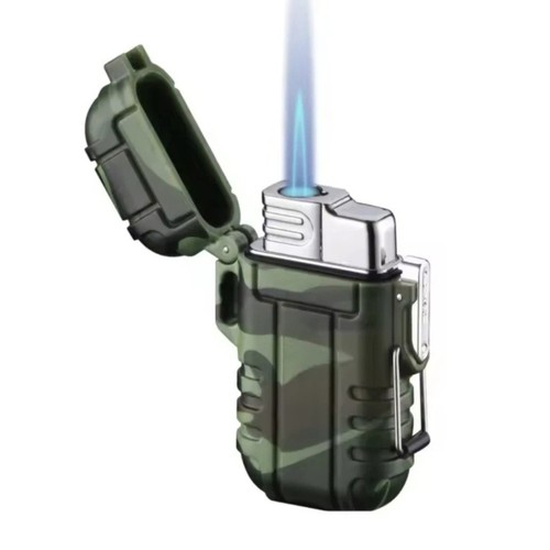 Khaki waterproof jet - jet, lighter