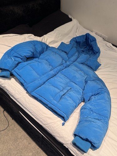 Zara blue puffer - blue, size