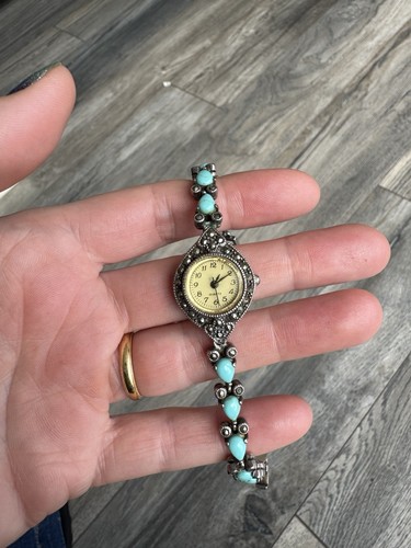 Vintage silver turquoise - vintage, and