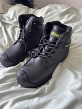 Apache Edmonton Recycle Leather Water Proof Safety Boots Size UK 4