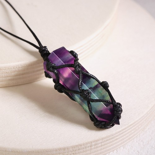 Genuine rainbow fluorite - genuine,