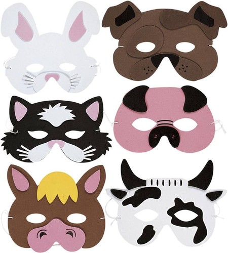 Foam animal mask fancy - animal,