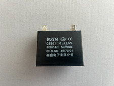 Ceiling Fan Capacitor CBB61 6uF 450V AC Double Insert Metalized Polypropylene Fi