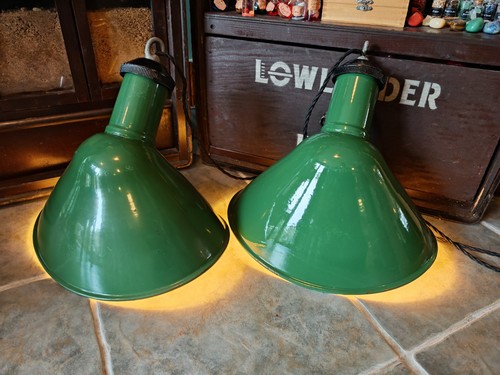 Pair vintage industrial - of,