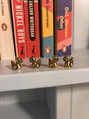 Miniature brass ducklings 4 - ducklings, (4