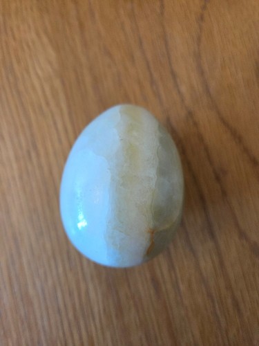 Onyx marble ornamental egg - marble, /