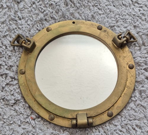 Brass ship porthole style - brass,