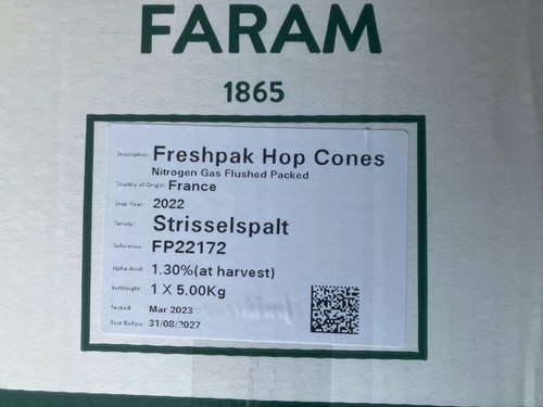 Whole hops strisselspalt 5kg - whole,