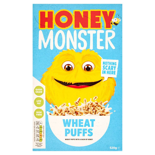 Honey monster wheat puffs - honey,