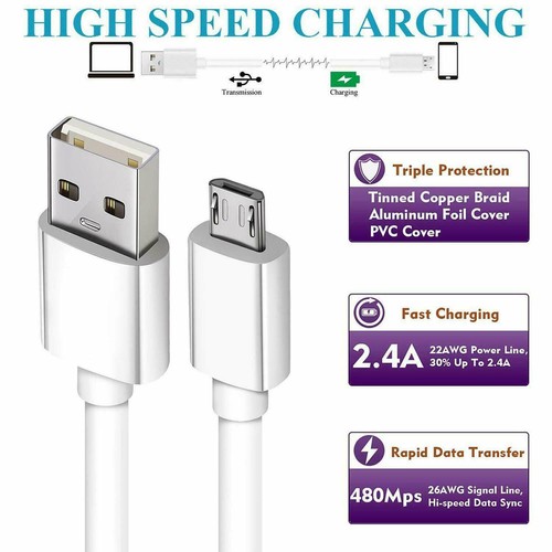Micro usb cable charger lead - cable,