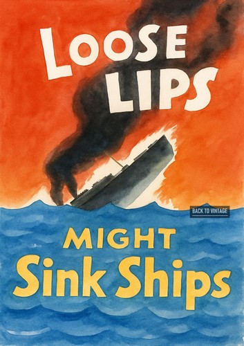 Loose lips sink ships - loose,