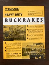 TWOSE HEAVY DUTY BUCKRAKE S