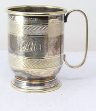 Christening Mug Silver Plated