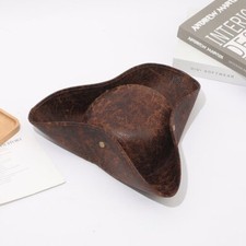 Fancy Dress Brown Ancient Tricorn Pirate Hat