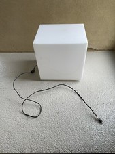 White Lightbox side table