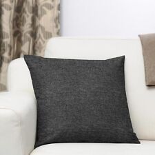 Large Black Chenille Cushion's