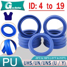 U-cup Hydraulic Ram Seal Y Seal Rod & Piston Working Cylinder 4/6/8/9/10-18mm ID