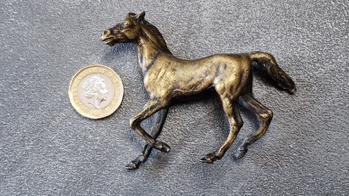 Solid antique bronze horse - bronze,