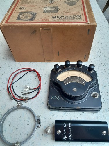 Antique usa weston volt - volt, meter