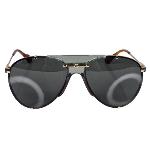 Gucci gg0740s gold tone - gucci,