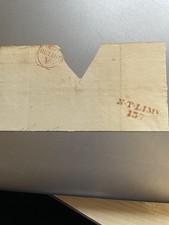 1830 Pre Stamp Irish Piece With Red Newtown Limavady 137 Mileage