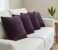 Set of 4 Luxury Deep Plum