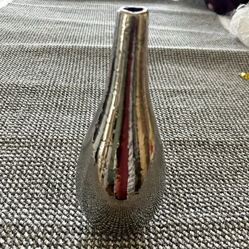 Dunelm silver textured slim - silver,