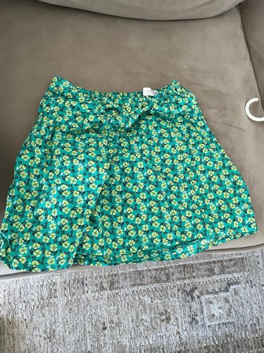 Zara girls skirt green yellow