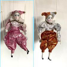 2 X VINTAGE PIERROT CLOWN