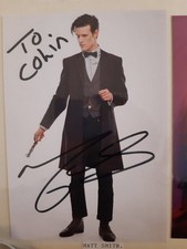 Matt Smith Doctor Who Signed