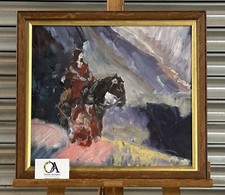 Impressionist oil on board