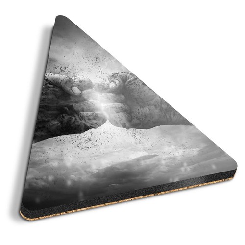 Triangle coaster bw - -,