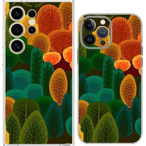 Abstract pattern leaves forest - abstract,