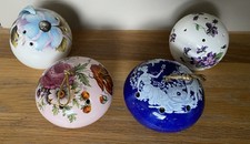 4 Vintage Ceramic Ye Olde Pomander  & Other