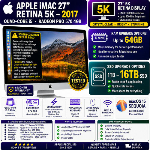 Apple imac retina - retina, 2017
