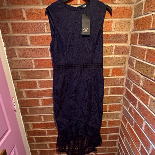 Paris navy lace - paris,