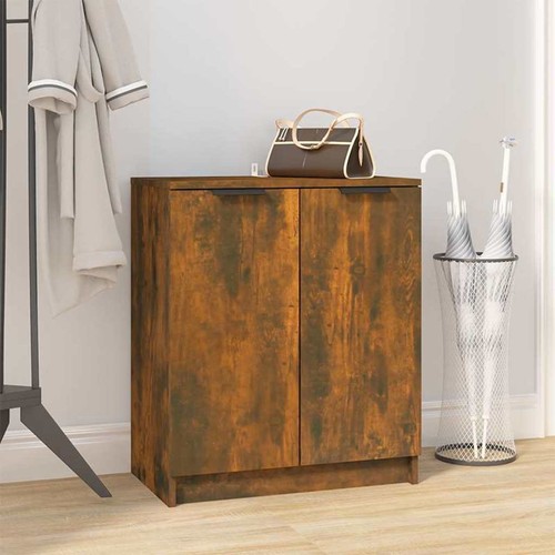 Vidaxl shoe cabinet smoked oak - vidaxl,
