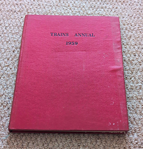 Trains annual 1959 hardback - 1959,