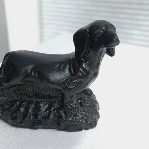 Vintage dachshund figurine - dachshund,