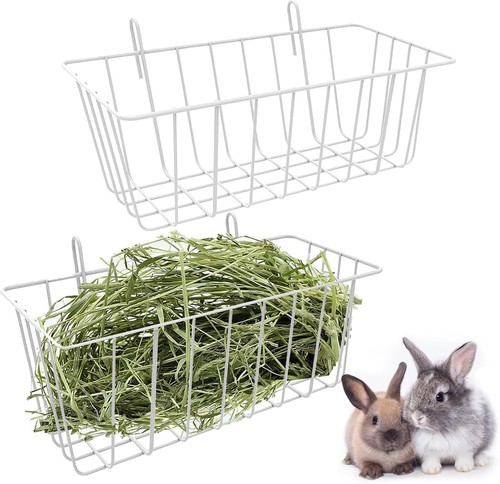 Rabbit hay feeder metal - feeder,