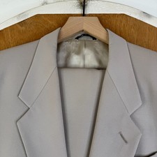 VTG Zagato Suit Mens 38S Tan 2