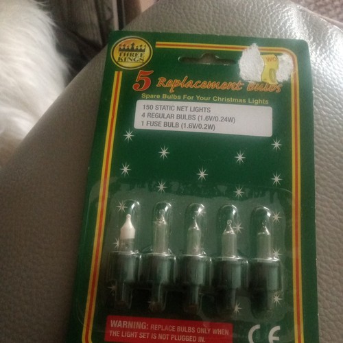 Three kings xmas - bulbs, 1.6v/
