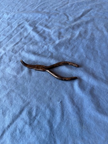 Vintage flat nose bent - flat, pliers
