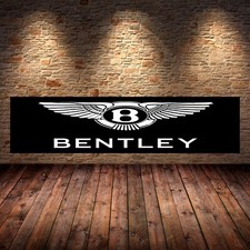 bentley Banner Garage Workshop Sign Printed PVC Display sizes