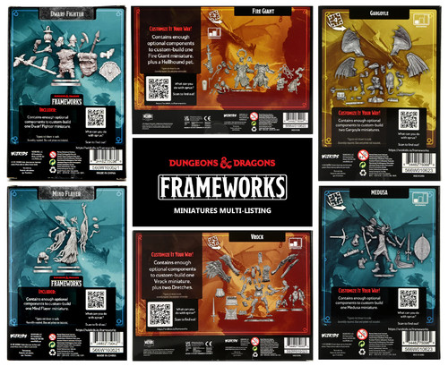 Frameworks miniatures - d&d,
