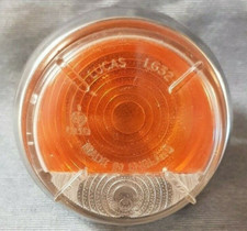 MORRIS MINOR MGA FRONT INDICATOR LAMP LUCAS L632 NEW BASES ORIGINAL LUCAS LENS